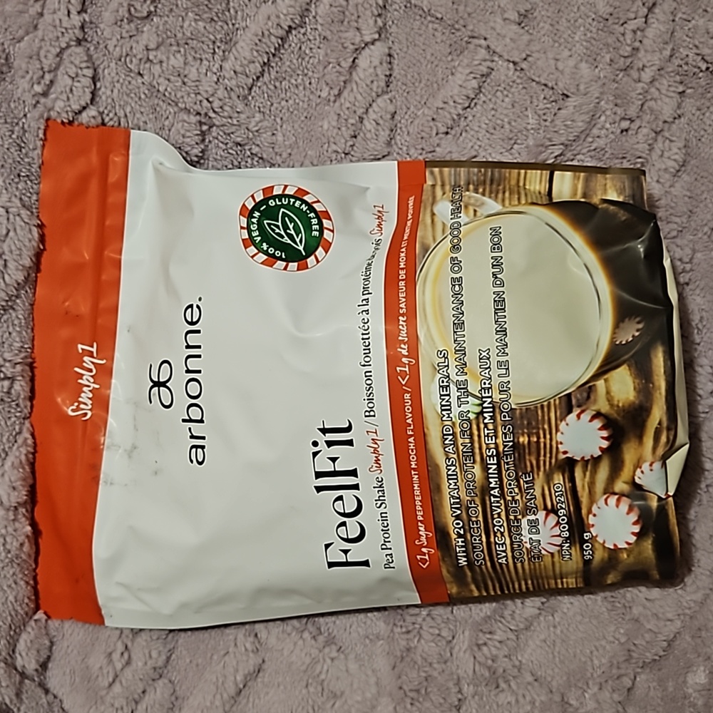 Arbonne Feel Fit Simply 1 Peppermint Mocha flavour
